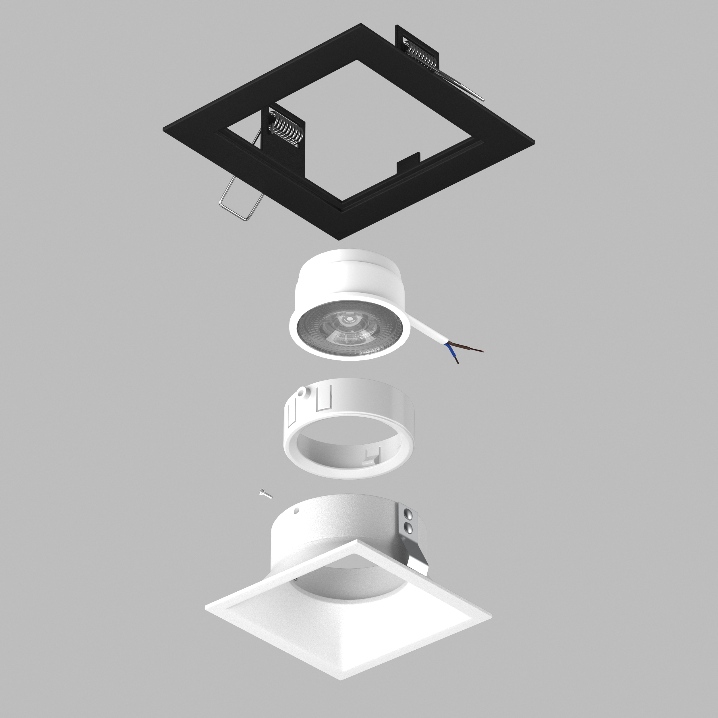 Встраиваемый светильник Lightstrar Domino D51706WMOD_LS