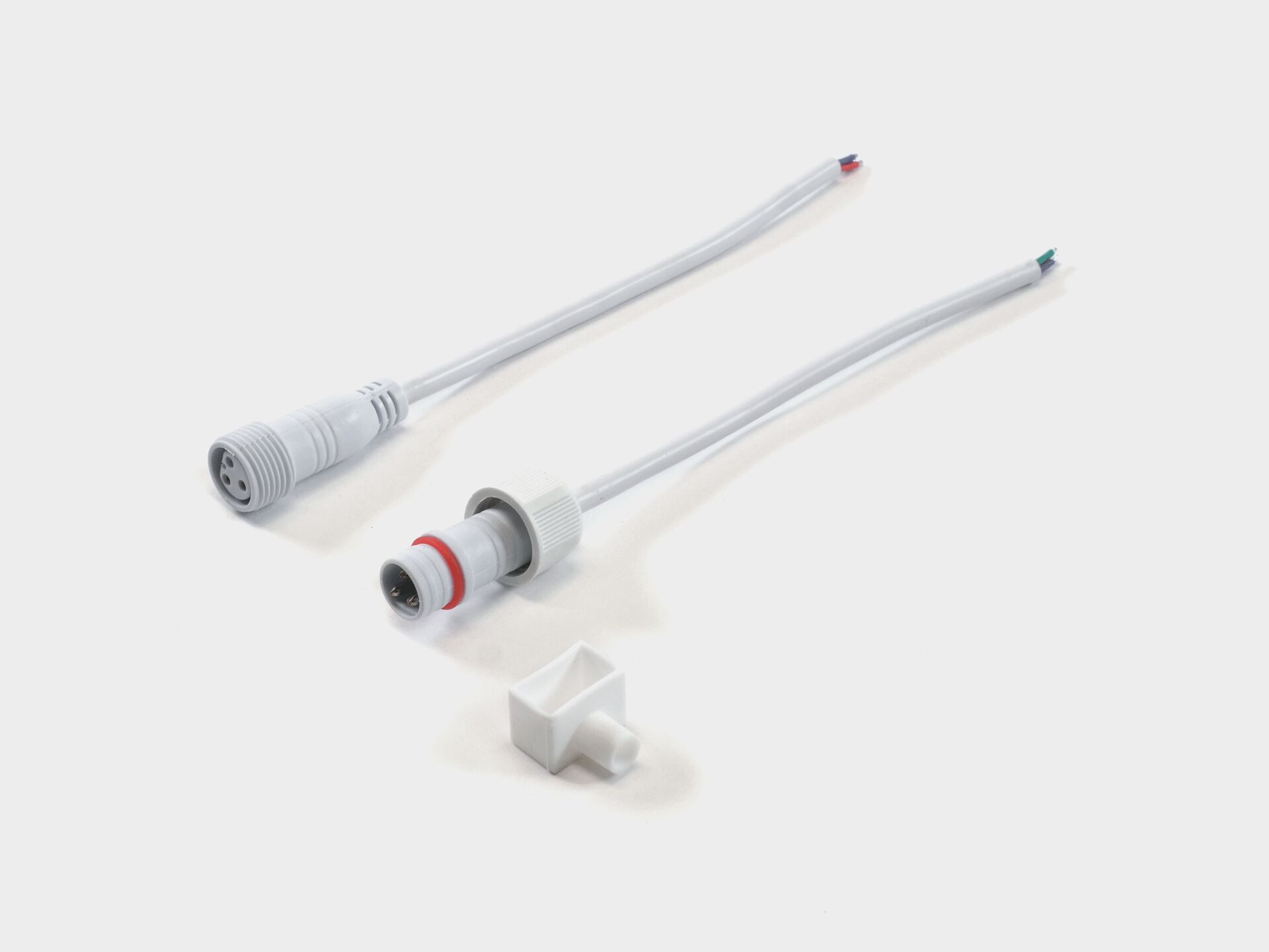 Силиконовая заглушка с нижним выводом провода для ленты SWG PRO 00-00032662_SW