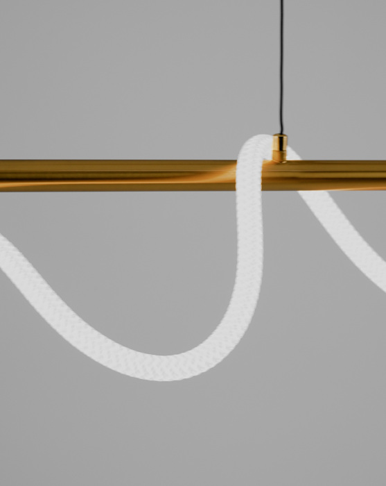 Подвесной светильник светодиодный с гибким неоном Moderli V10679-PL_MD