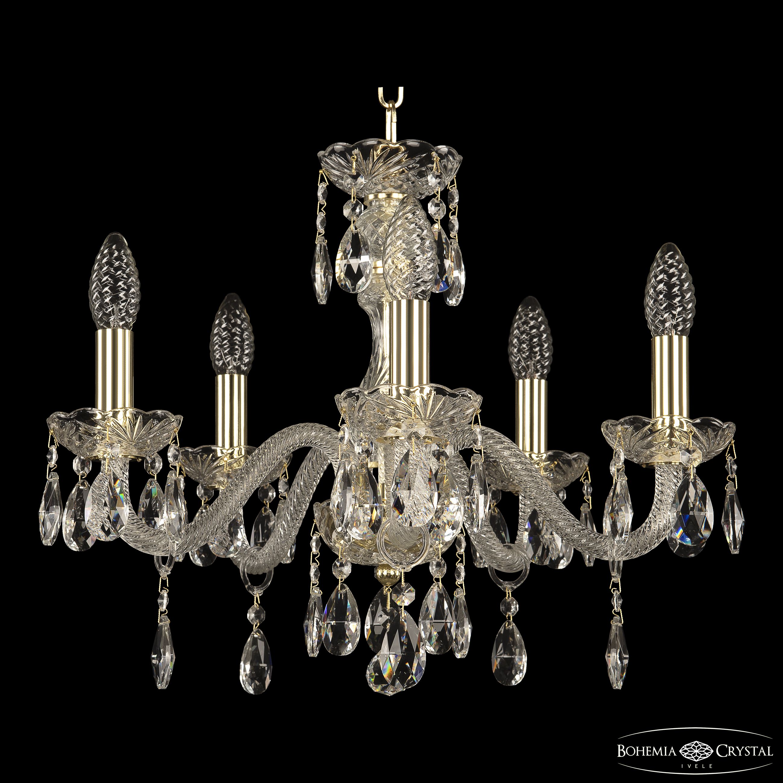 Хрустальная люстра Bohemia Ivele Crystal 117/5/165 G_BI