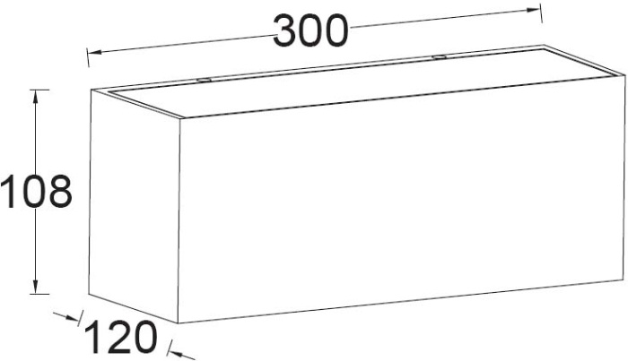 Архитектурная подсветка IP54 Oasis Light W1891L-3K Gr_OL