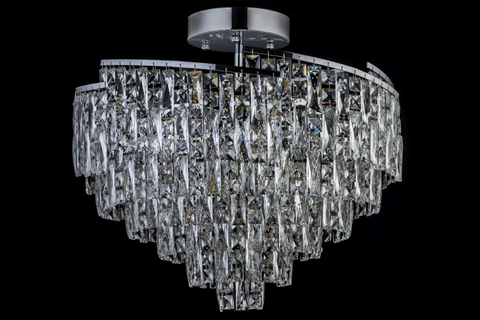 Потолочная люстра на штанге хрусталь Arti Lampadari Gaiola E 1.5.60.100 N