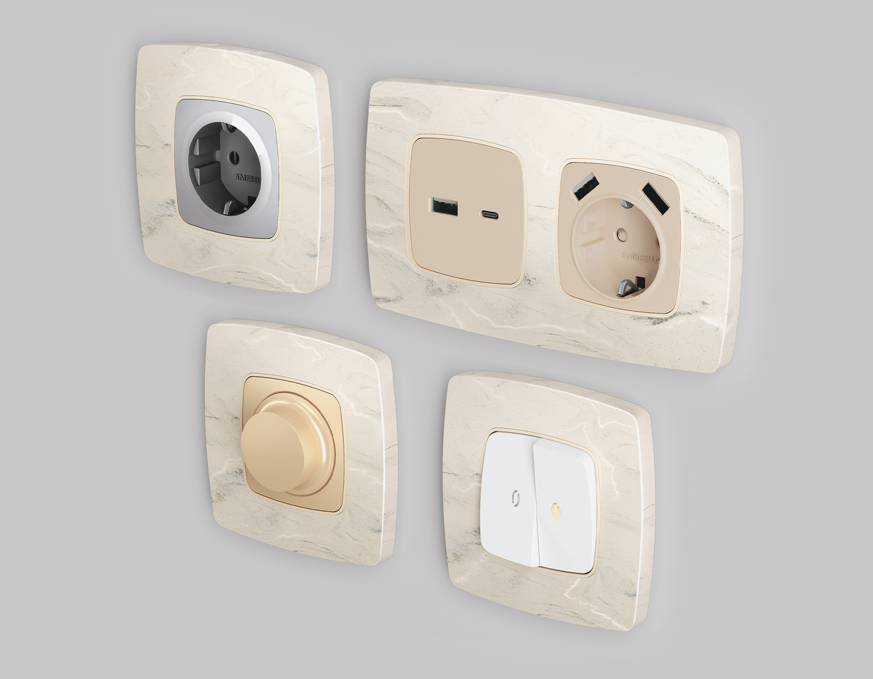 Рамка Ambrella Volt OMEGA Opera OF940601_AMB