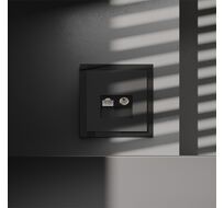 Розетка телевизионная встраиваемая VOLTUM S70 TV+RJ45 VLS060708