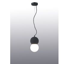 Подвесной светильник ILamp FOXTROT 10694P/1-D100 BK-WH_IP