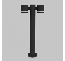 Уличный наземный светильник IP54 GX53 2*12W Imex IL.0014.0018-2-L600-BK_IM