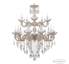Хрустальная люстра Bohemia Ivele AL79101/10+5/250/2D B WMG P Clear/M-1H_BI