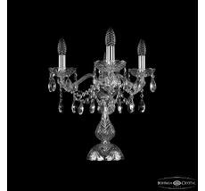 Настольная лампа Bohemia Ivele Crystal 1413 1413L/3/141-39 Ni_BI