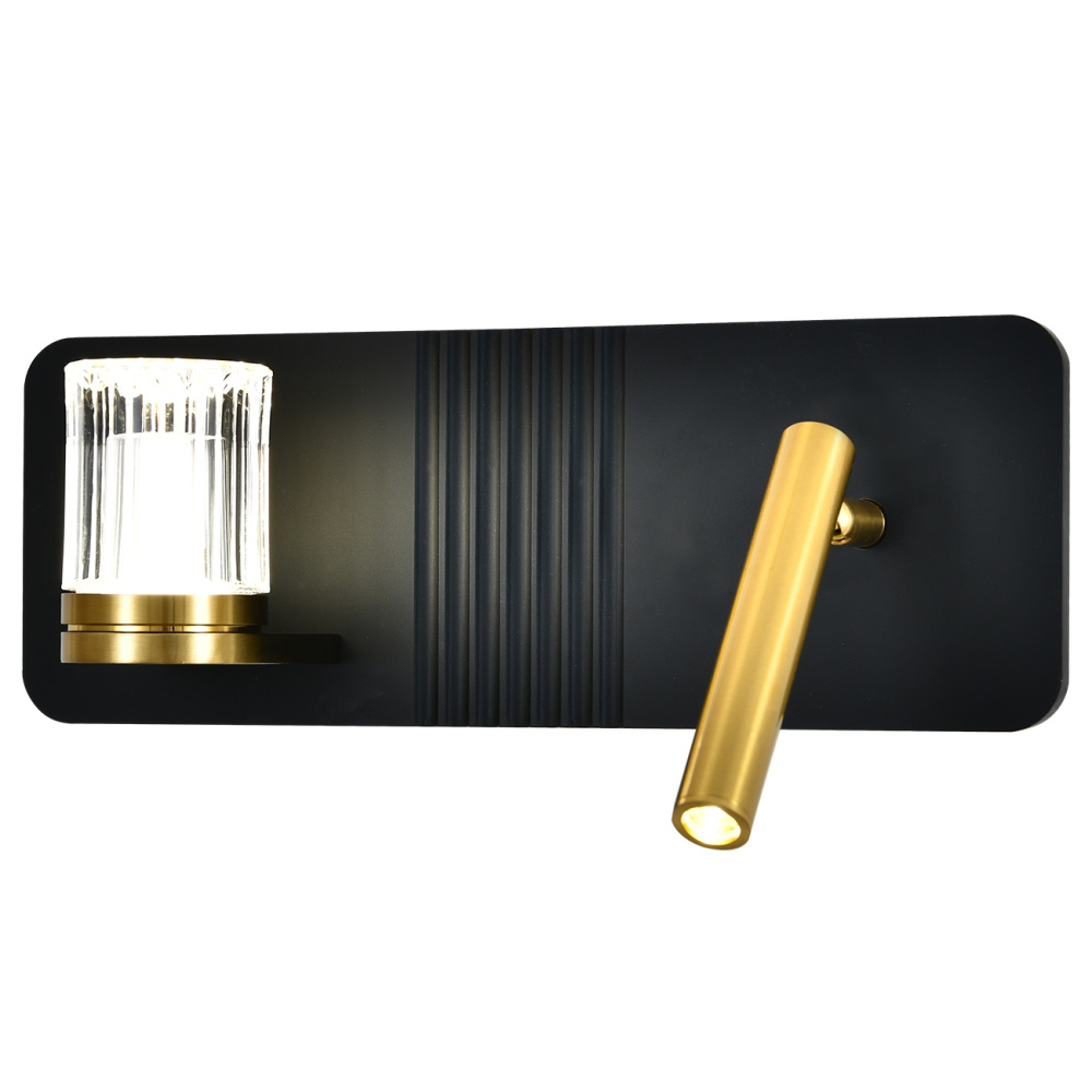 Настенный светильник светодиодный (14032/2W Black) Indigo V000202L