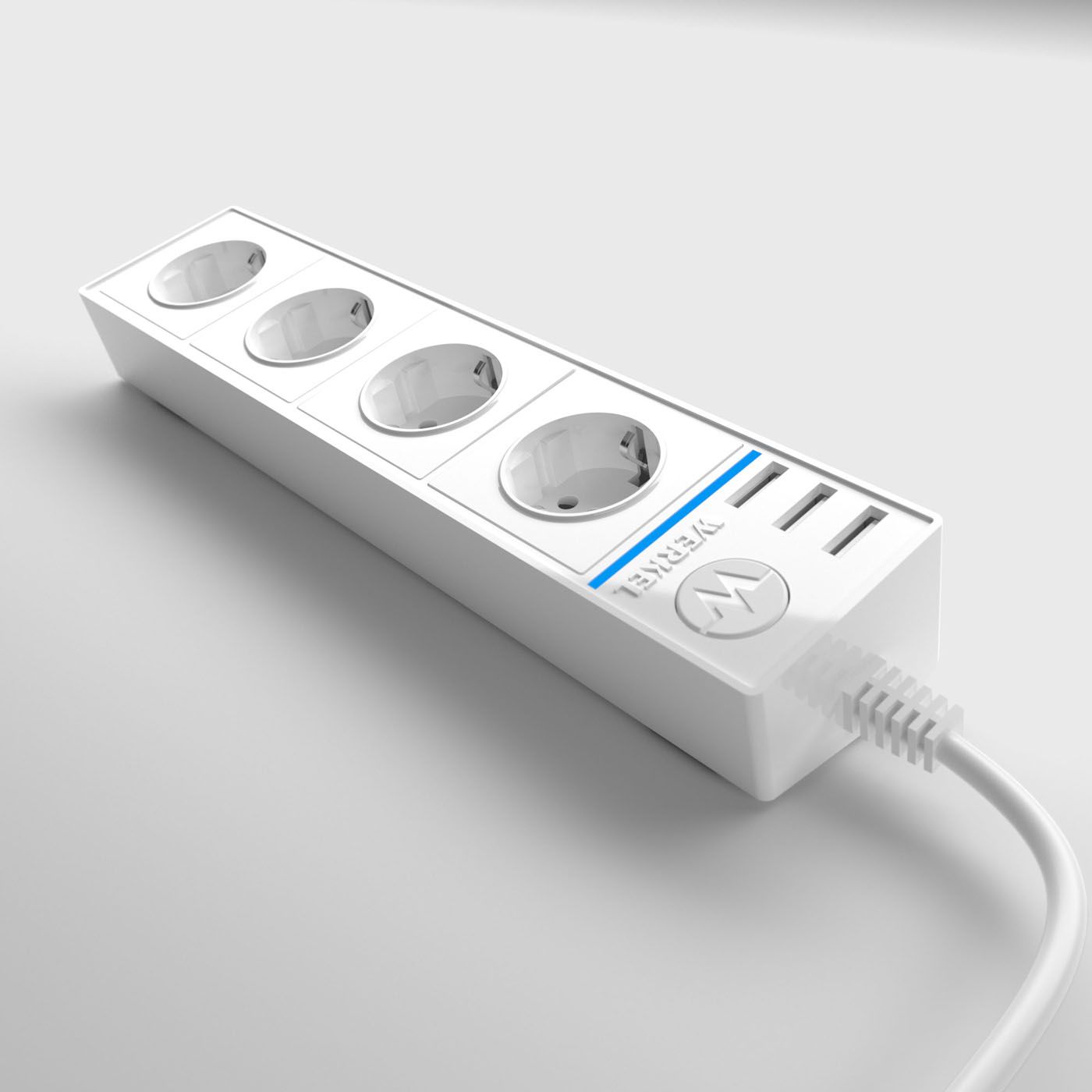 

Сетевые фильтры Werkel, Белый, a039974