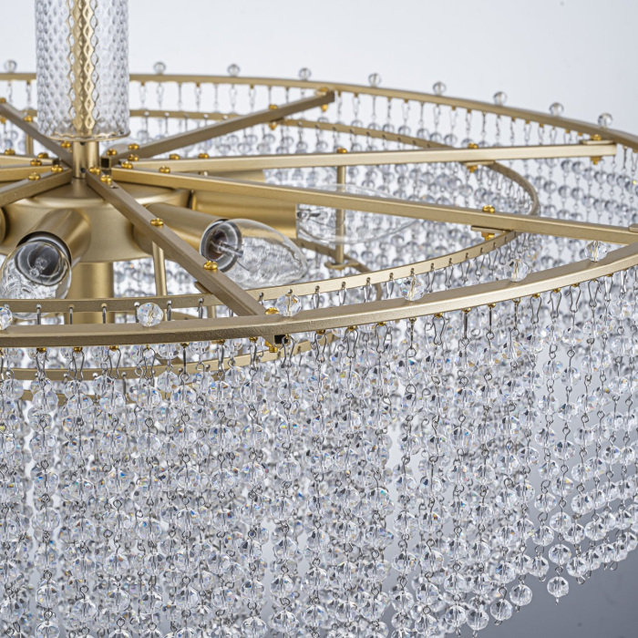 Потолочная люстра на штанге Favourite Fringe 4762-9P