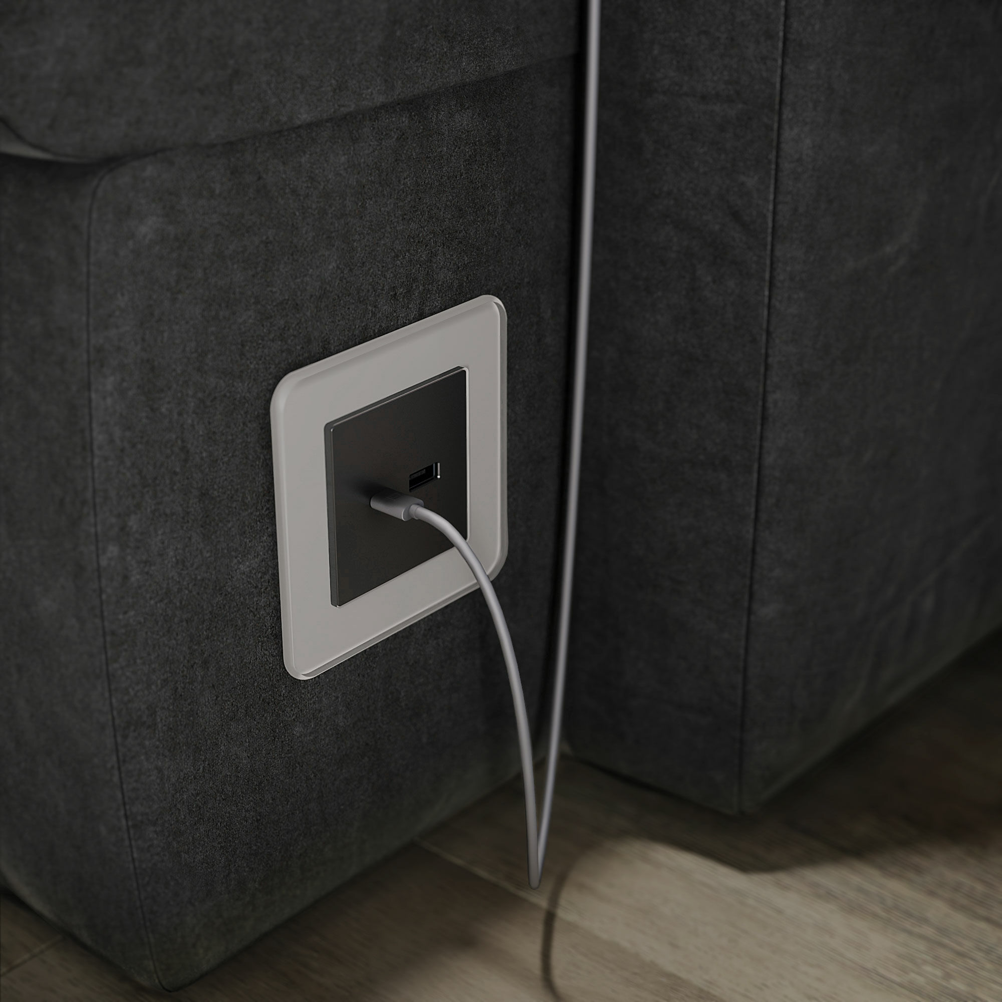 Рамка из стекла на 1 пост Elite дымчатый Werkel a057874_WR