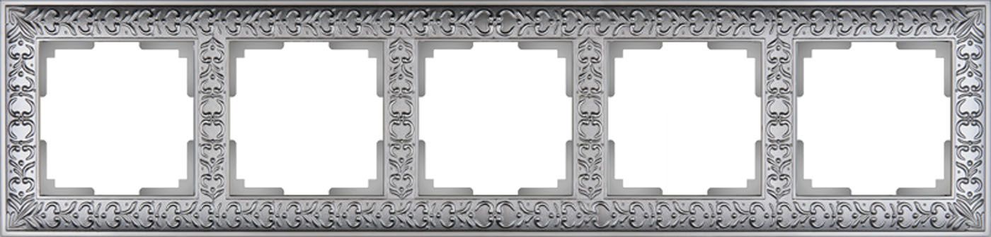 

Рамка на 5 постов Antik WL07-Frame-05 a046429, Хром, a046429