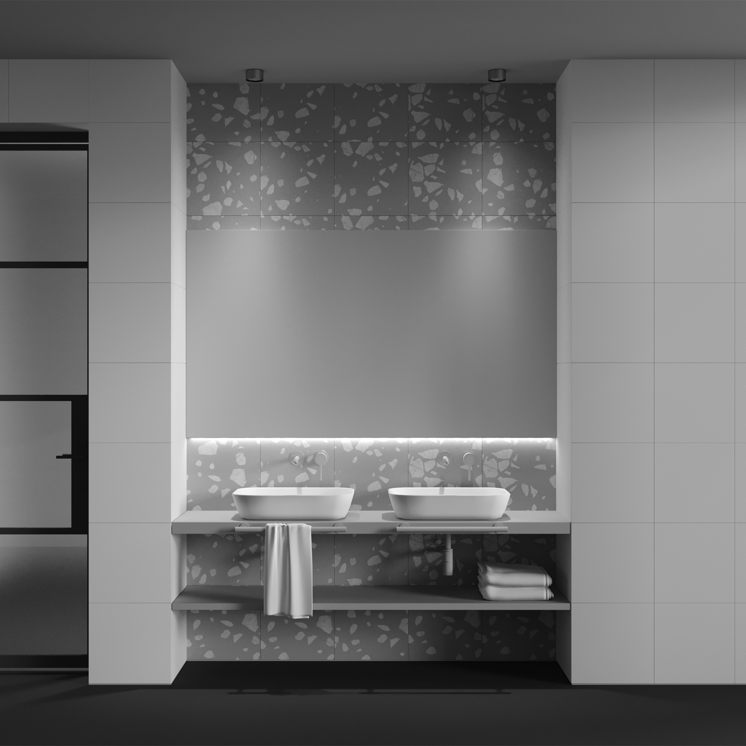 Накладной светильник Maytoni Glare C122CL-L7-4K-BS_MY