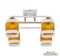 Потолочная люстра Arte Milano Amalfi 322008/4 WH+FG