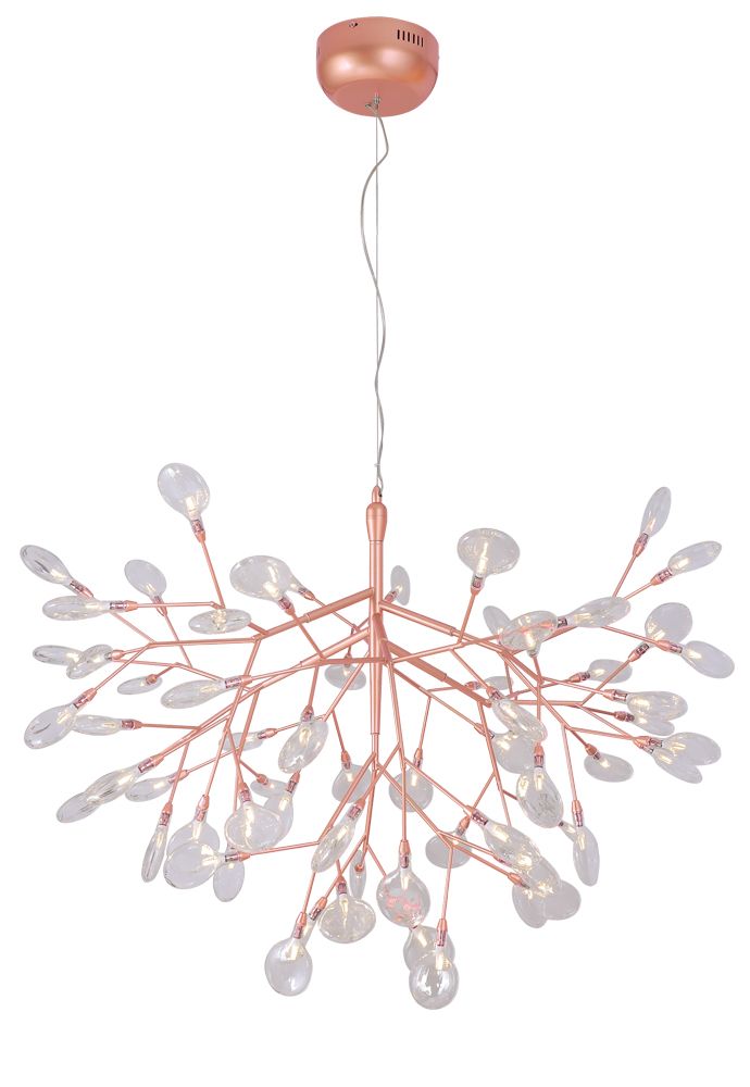 Подвесной светильник Crystallux EVITA EVITA SP63 COPPER/TRANSPARENT_CR
