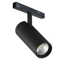 Поворотный магнитный трековый светильник iLedex VISION 4822-007-D75-30W-38DG-4000K-BK_IX