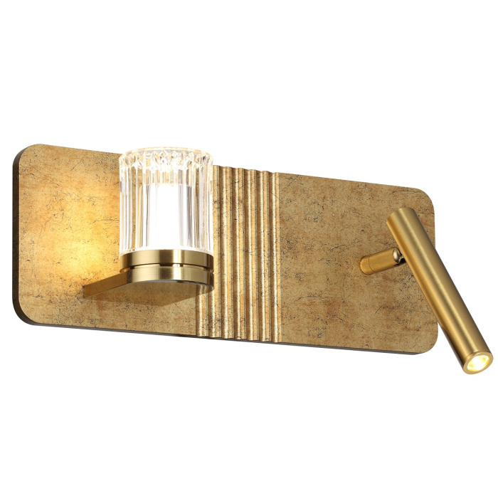 Настенный светильник светодиодный (14032/2W Gold) Indigo V000199L