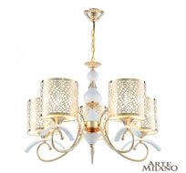 Подвесная люстра Arte Milano Florentina 309787/5 Wh/Gd