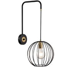 Бра E27*60W Black/Brass Escada 10176/1A_ESC