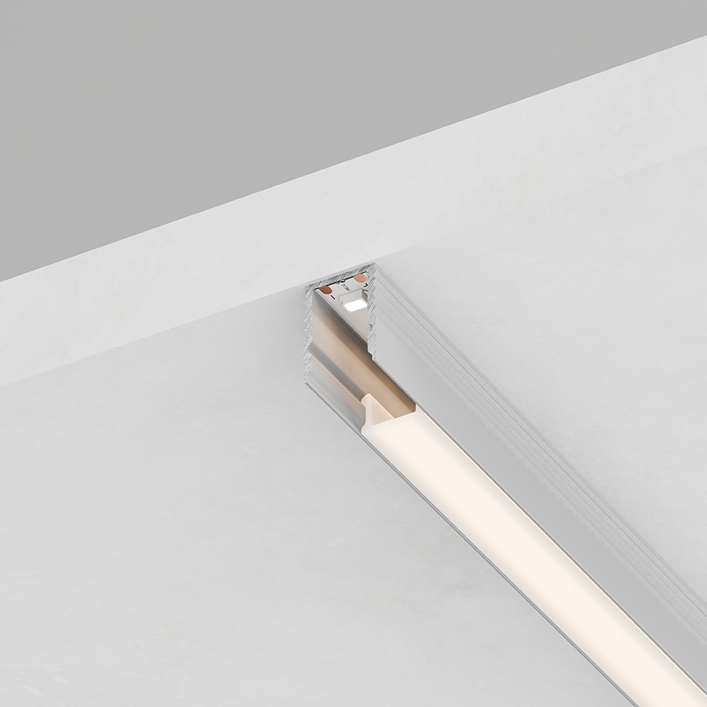 Профиль для светодиодной ленты алюминиевый накладной 2м Feron 52149_FR