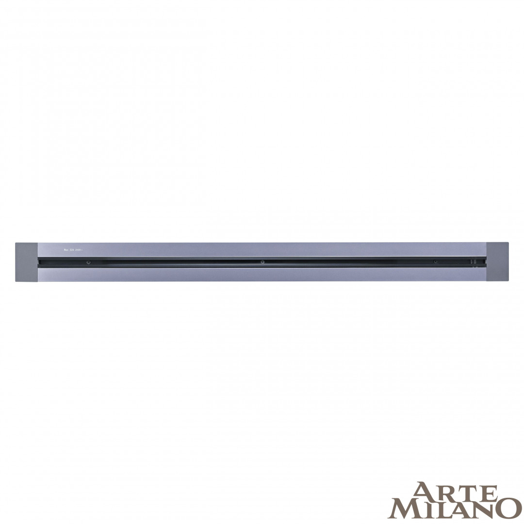 Шинопровод встраиваемый Arte Milano track-sockets 382301TB/100 Grey
