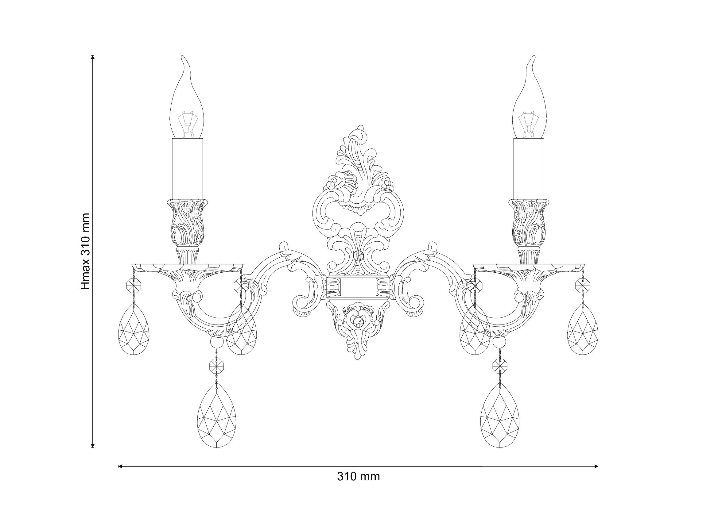 Бра Lucia Tucci BARLETTA BARLETTA W1730.2 coffe gold