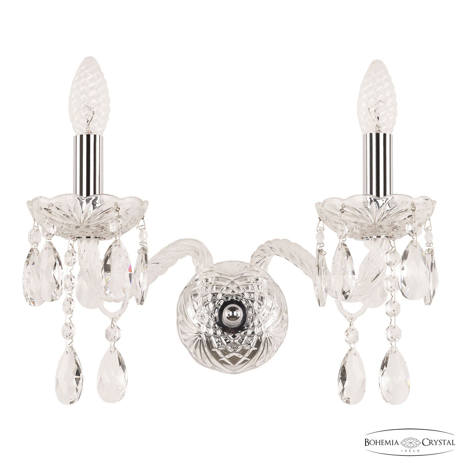 

Бра Bohemia Ivele Crystal 107B/2/165 Ni, 107B/2/165 Ni