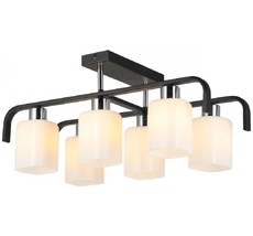 Потолочная люстра на штанге Imex MD.51538-6-S-BK+CH_IM