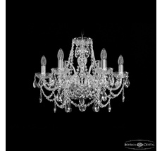 Хрустальная люстра Bohemia Ivele Crystal 1411/6/195 Ni_BI