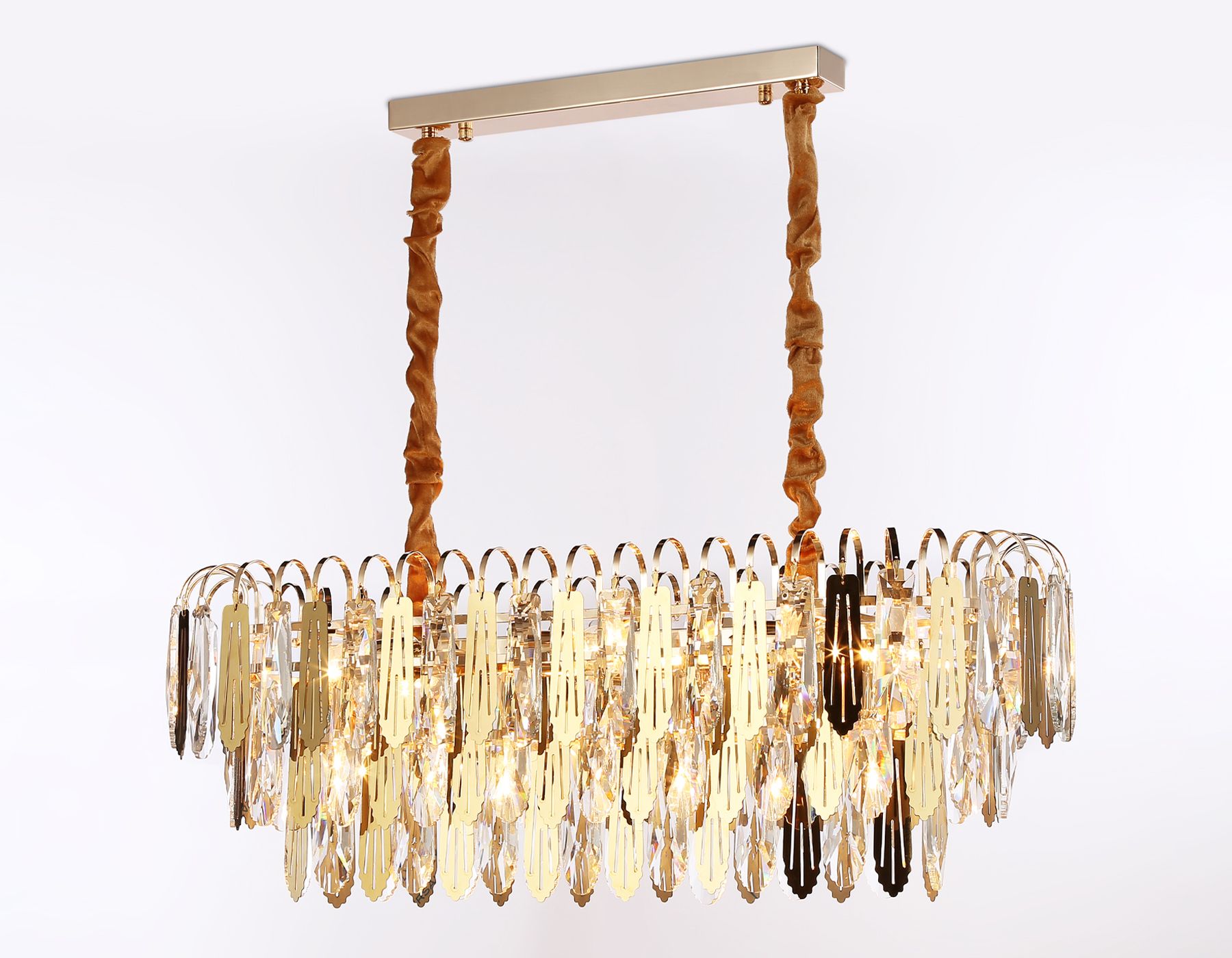 Подвесная люстра Ambrella light с хрусталем Traditional TR5260_AMB