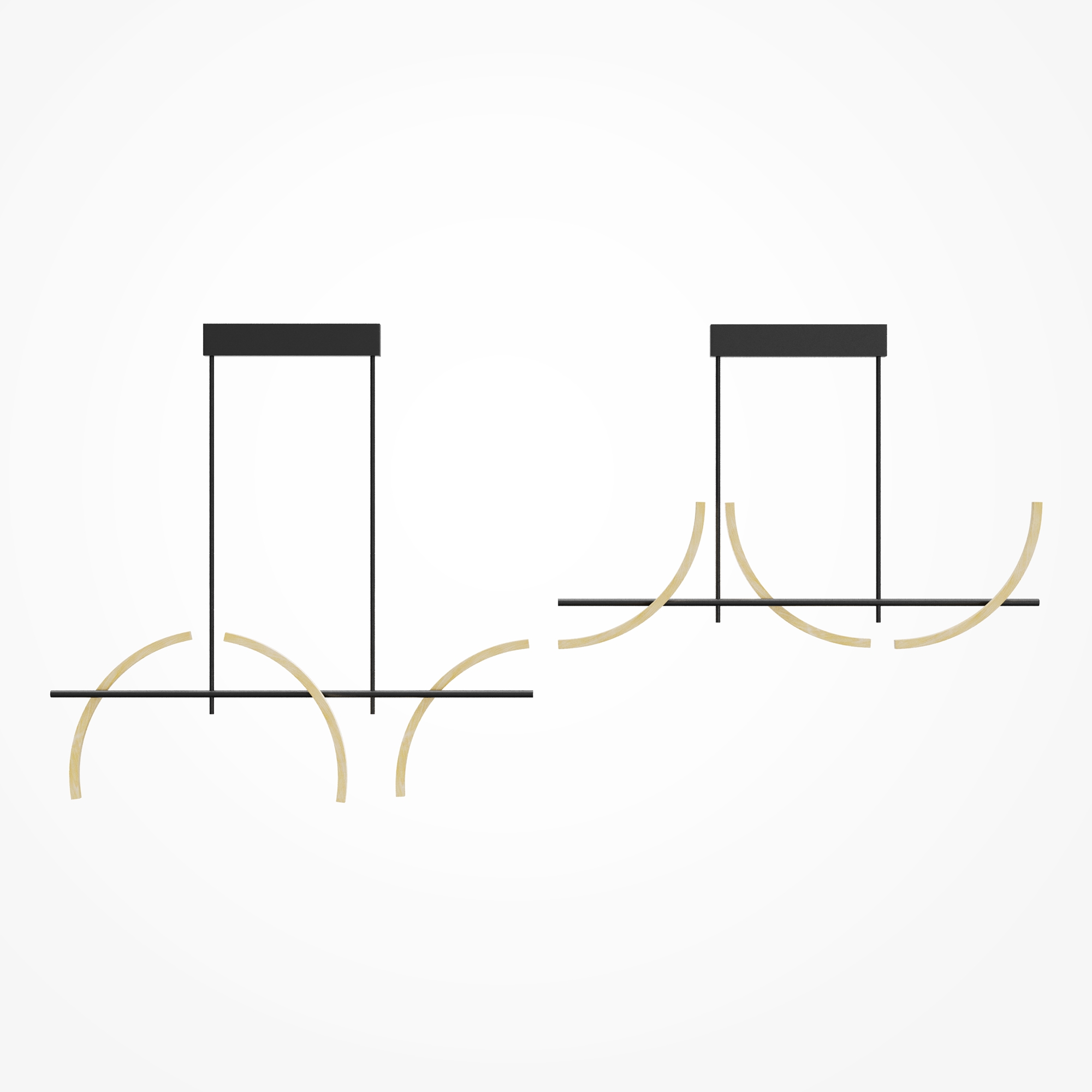 Подвесная люстра Maytoni Wabi MOD428PL-L20BK_MY