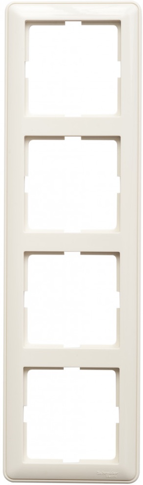 Рамка на 4 поста (слоновая кость) Systeme Electric KD-4-28