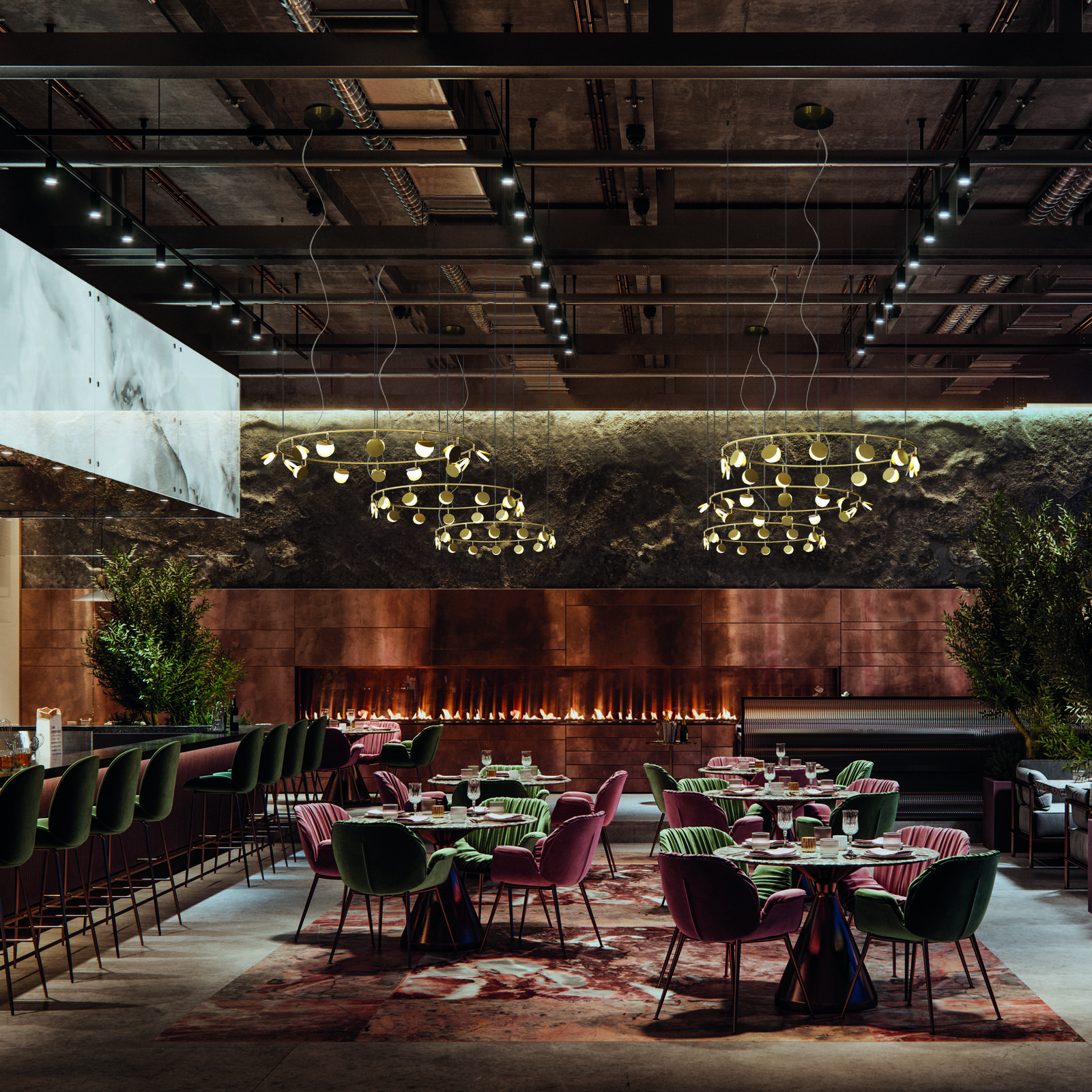 Подвесная люстра Mantra SHELL 7357_MN