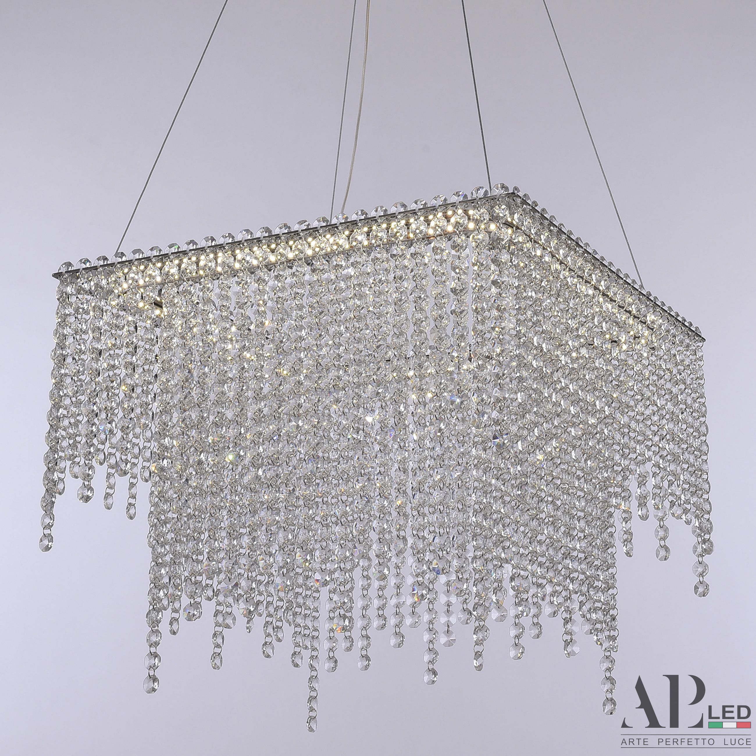 Хрустальная люстра APL LED Sicilia SH04.42.D.Ni.4000_BI