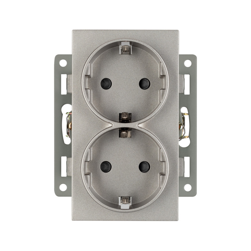 Розетка двойная Arlight SCT-MEUD-PL 043766_ARL