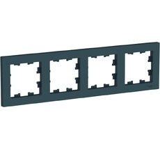 Рамка на 4 поста (изумрудный) Systeme Electric ATN000804