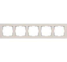 Рамка на 5 постов Stark WL04-Frame-05-ivory a050915_WR