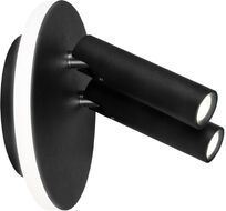 Спот настенный с подсветкой 20019 20019 20019SMA/02 LED 5Wx2+3W 4200K черный матовый Escada 20019SMA/02LED SBK_ESC