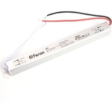 Трансформатор для светодиодной ленты 24W 12V( ультратонкий драйвер) Feron 48011_FR