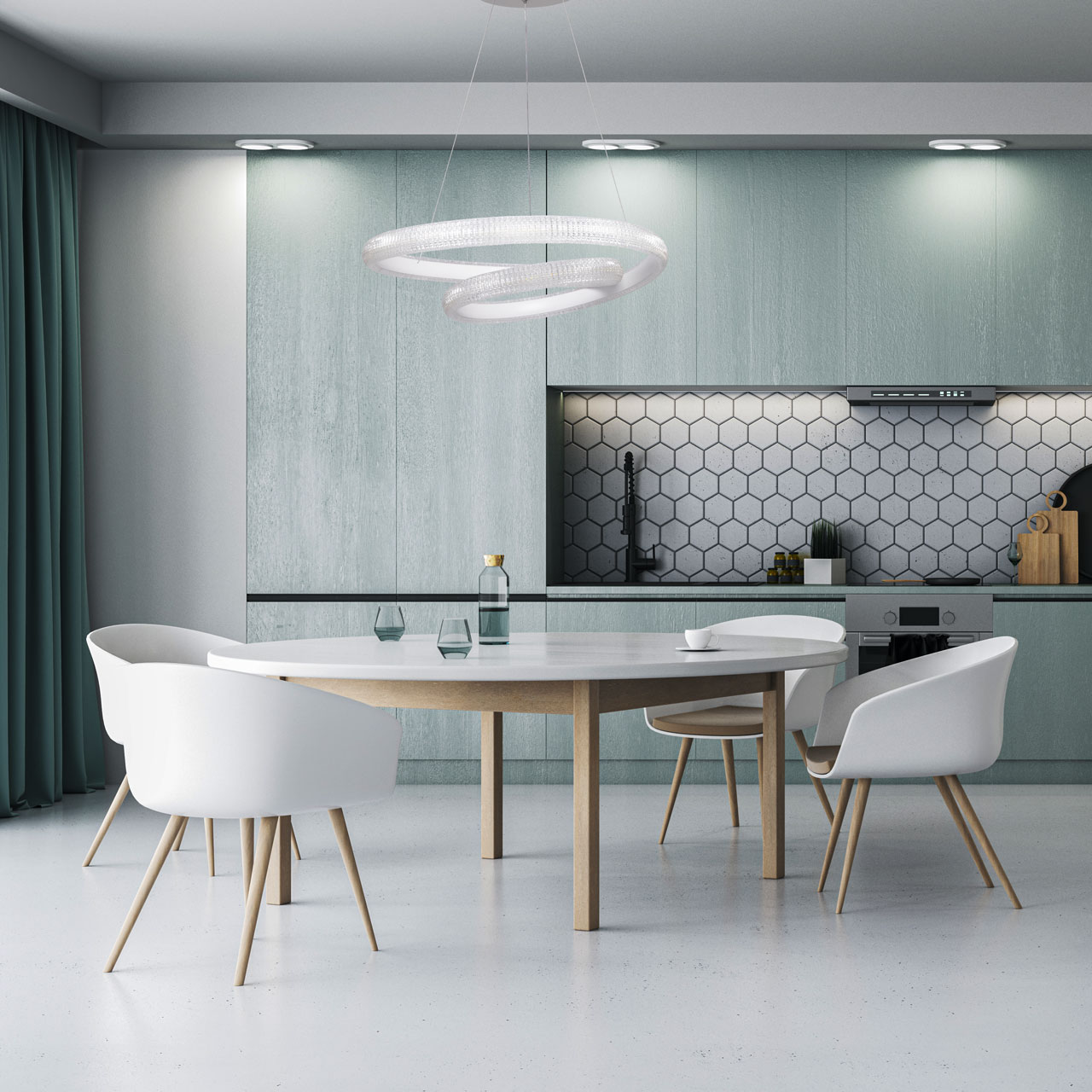 Подвесной светильник DeMarkt Оскар 510015301_MW