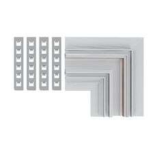 Угол-соединитель для встраиваемого магнитного шинопровода под ГКЛ 12мм ST-Luce SKYLINE 48 ST1007.529.12