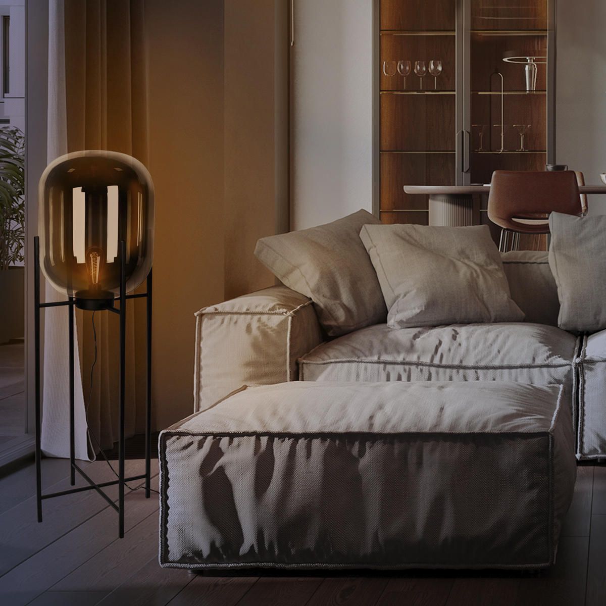 Торшер Loft IT Oda 10195F/1400 Amber_LF