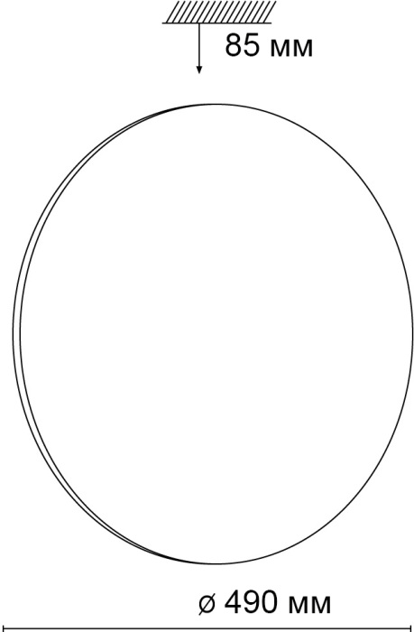 Настенно-потолочный светильник Sonex VAKA 3042/EL_Sonex