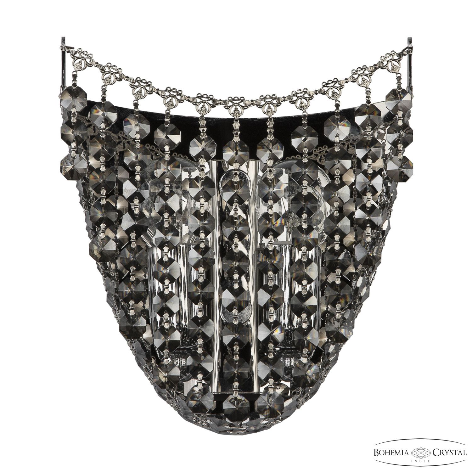 

Бра Bohemia Ivele Crystal 7708 77081B/19 Ni R721, 77081B/19 Ni R721