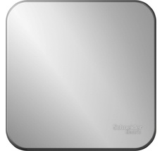 Выключатель накладной одноклавишный (алюминий) Systeme Electric BLNVA106013