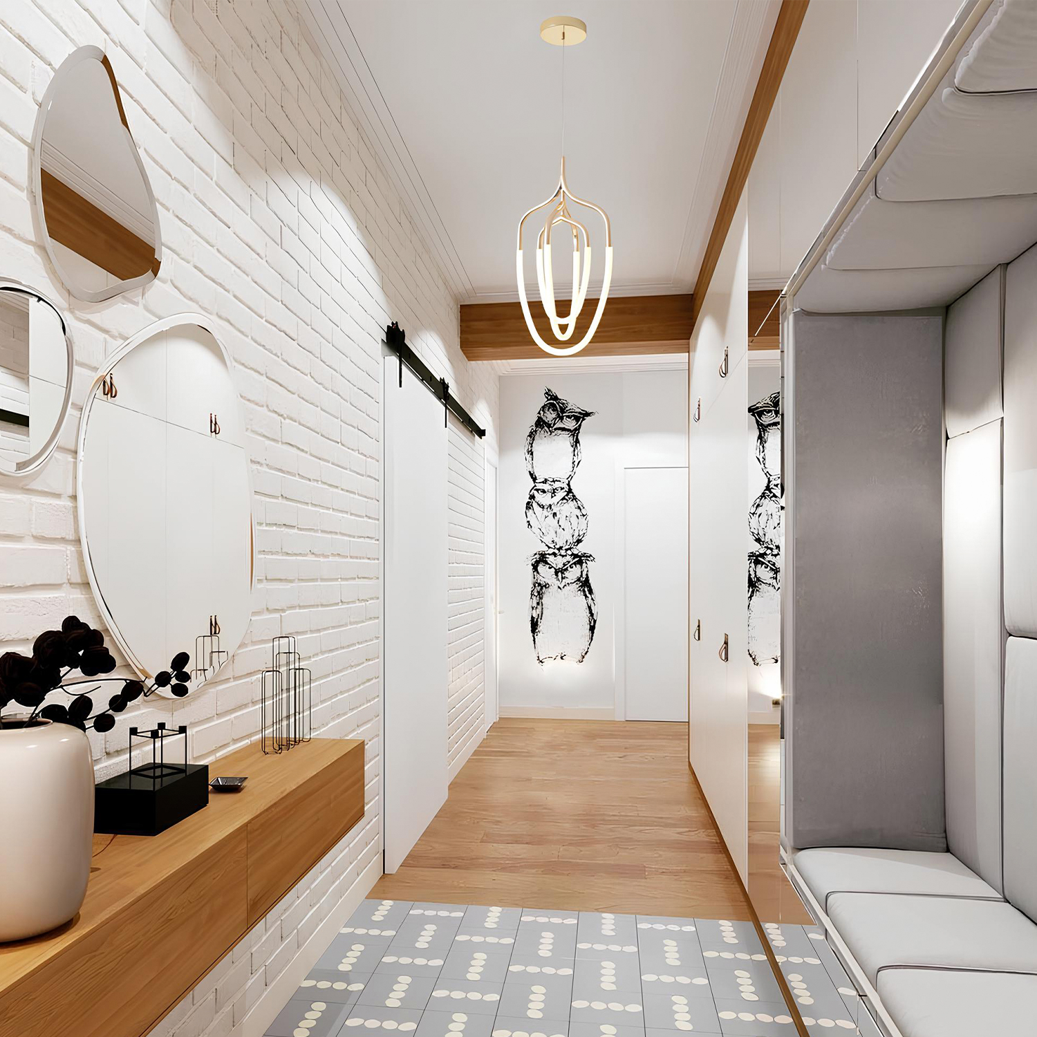 Подвесной светильник Crystal Lux PERA PERA SP50W LED CHROME_CR