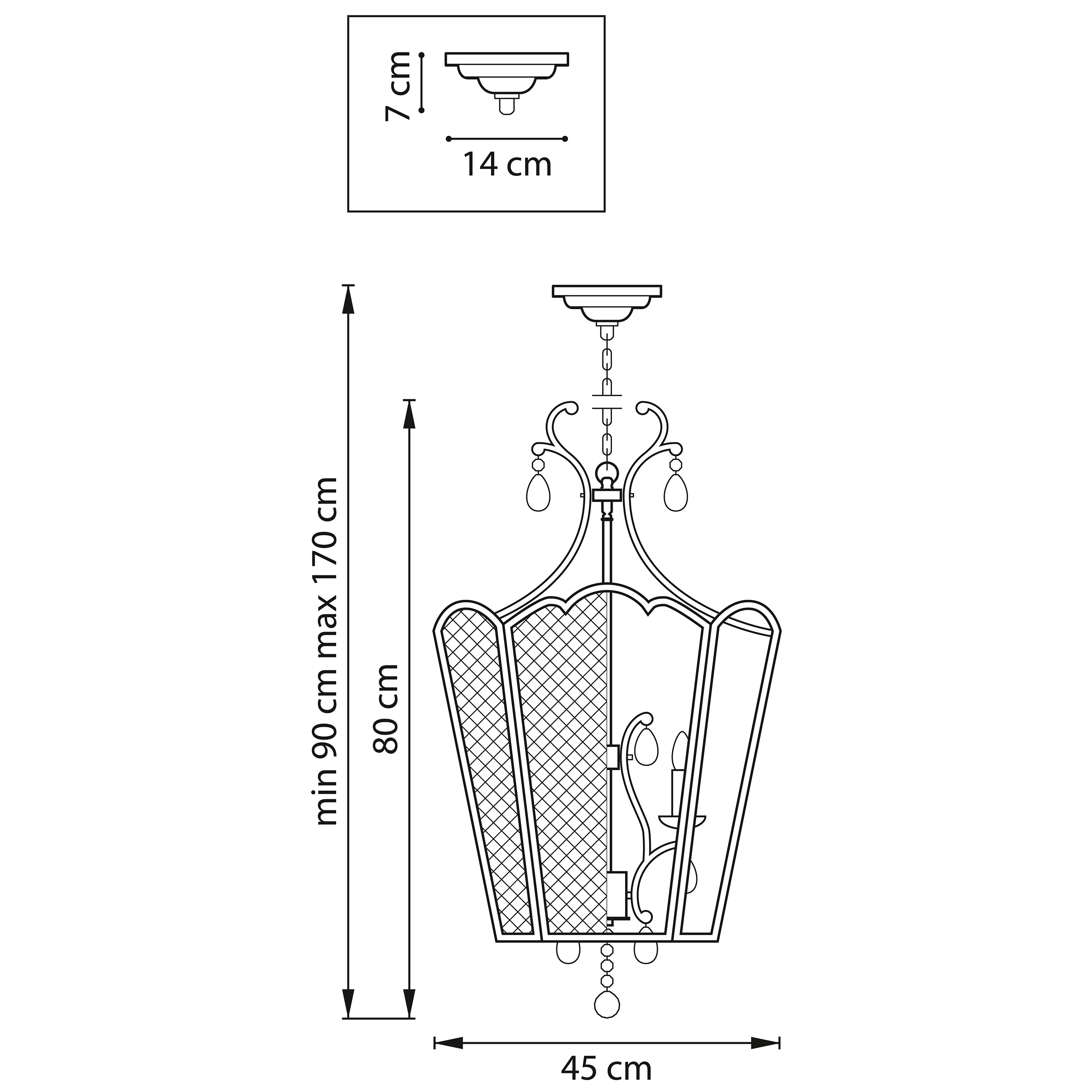 Подвесная люстра LightStar Castello 744157_LS