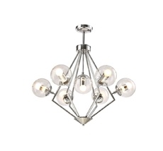 Подвесная люстра Crystallux FABRICIO FABRICIO SP7 CHROME/TRANSPARENTE_CR