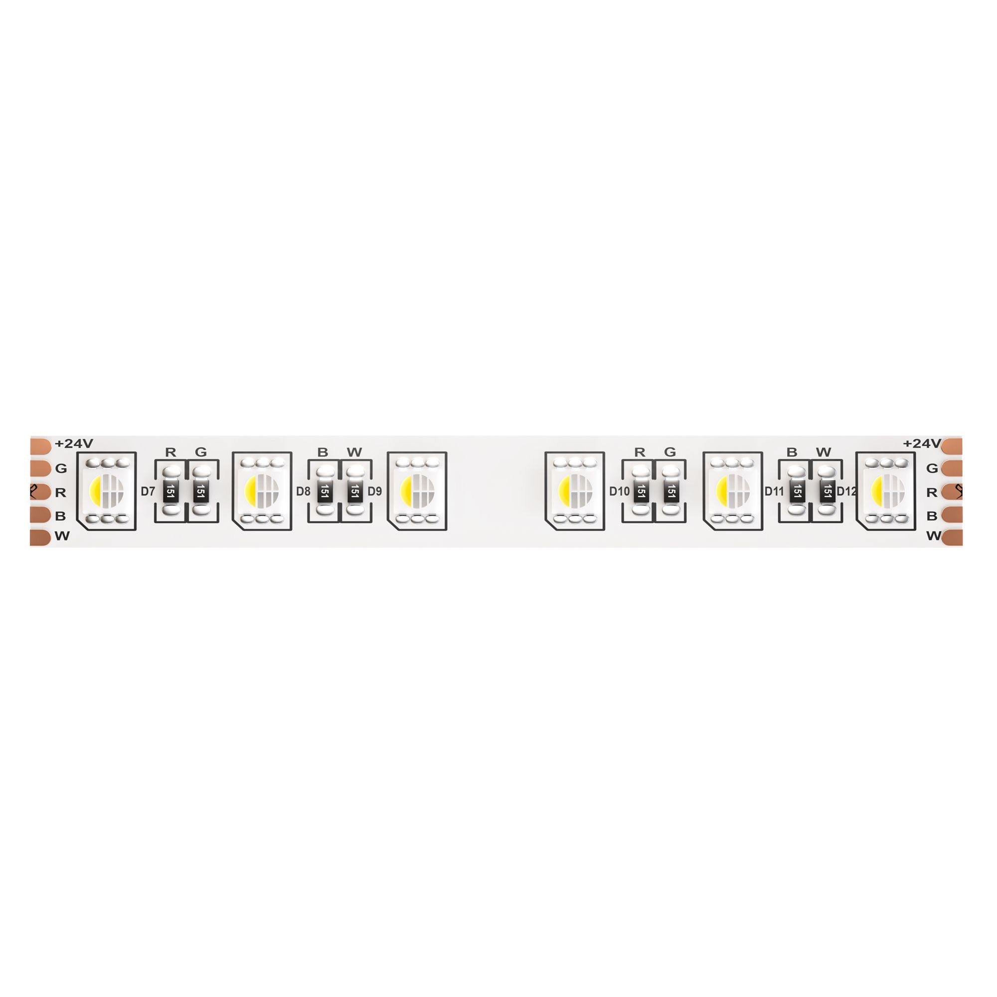 Светодиодная лента 24В Led strip 19,2 Вт 500см 10179_MY